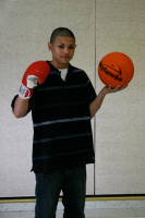 Young boxer is a role model for elementary youth