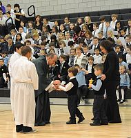 Traditions taking place at Saint Andrew school