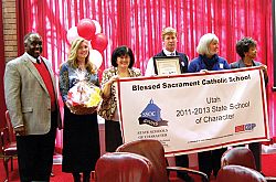 Blessed Sacrament named a School of Character