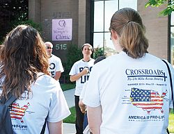 Crossroads walkers share pro-life message in Utah