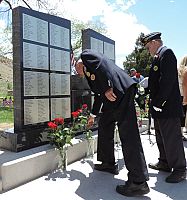 Veterans' memorial dedicated in Helper cemetery