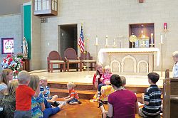 Group in Ogden teaches children about Adoration of the Blessed Sacrament