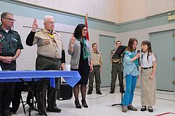 Honoring scouts