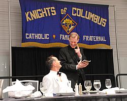 columbus knights convention state honored intermountain catholic larry sandy council saint thomas