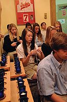 Catholic students pray the rosary for the Bishop's Synod