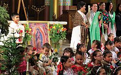 Celebración de la Virgen de Guadalupe