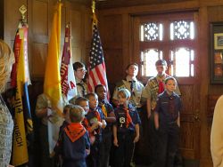 Catholic Scouts receive religious emblems