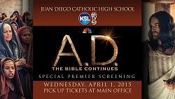 La escuela Juan Diego  presentará premier de serie biblica abierta al público