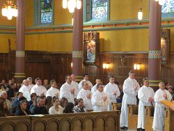 Deacon candidates instituted as acolytes