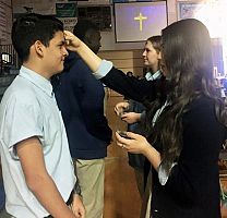 Deeper faith, greater confidence rewards for students who help plan Masses at JDCHS