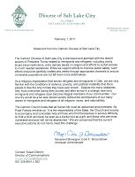 Statement from the Diocese of Salt Lake City