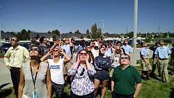 Utah Catholic Schools observe the solar eclipse