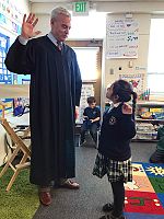 Our Lady of Lourdes kindergartners learn about careers