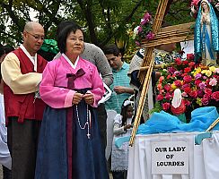 Diocesan Intercultural Marian Celebration honors the Blessed Mother with procession, Mass