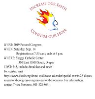 Strengthen your faith at the 2019 diocesan Pastoral Congress