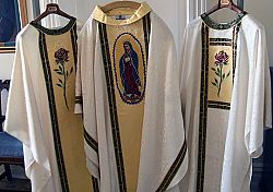 Cathedral of the Madeleine to celebrate feast day with new Our Lady of Guadalupe vestments
