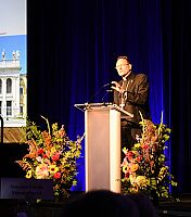 Cathedral architecture 'a statement of Christian identity,' keynote speaker says at Bishop's Dinner