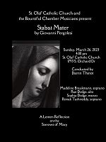 St. Olaf Parish to host Stabat Mater concert
