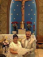 Pareja cumple 55 aos de casados: Con la ayuda de Dios seguimos juntos