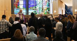Bishop Solis leads RCIA reflection  