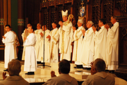 Mass is celebrated for the Ordination of Deacons