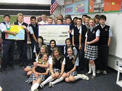 St. Vincent's 7th graders become entrepreneurs and raise $1,500 for Japan earthquake victims