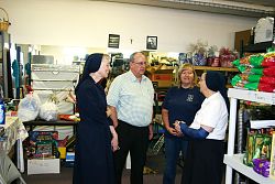 Superior General Father G. Gregory Gay of the Vincentians visits members in Utah