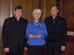 Order of St. Gregory the Great presented to Dee Rowland