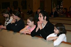 Homeschool children learn the Catholic faith