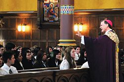 Saint Joseph students visit Cathedral