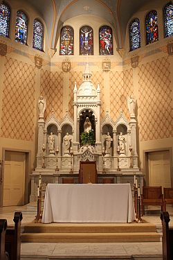 Lake Charles Cathedral celebrates centennial with an altar from Utah