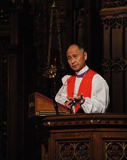 Bishop Hayashi at the Cathedral of the Madeleine: Episcopalians and Catholics are 'united in Christ'