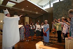 Sister Karla McKinnie is honored at Jubilee Mass