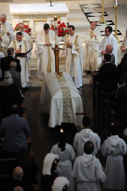Monsignor Sweeney's passion for the Lord, the Blessed Mother recalled at funeral Mass
