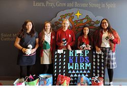 Saint Marguerite student council exceeds goal in collecting clothing to donate to children in need