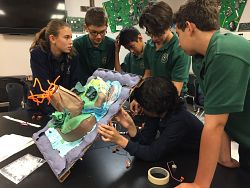 Cross-curricular project engages middle school students 