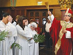Palm Sunday at the Cathedral of the Madeleine