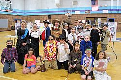 Students depict historical people at 'Wax Museum'