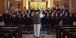 For first time, all choir school's choirs perform nationally