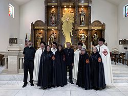 Equestrian Order of the Holy Sepulchre celebrates feast day in St. George with Bishop Oscar A. Solis