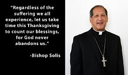 Bishop Solis' Thanksgiving Message
