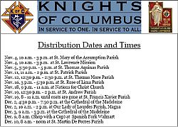 Holiday Giving Drives: Utah Knights of Columbus