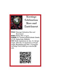Enrichment event will celebrate marriage