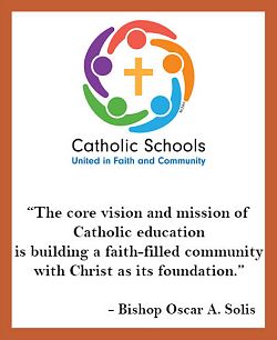 Catholic Schools Week: Bishop Soliss Message for Catholic Schools Week