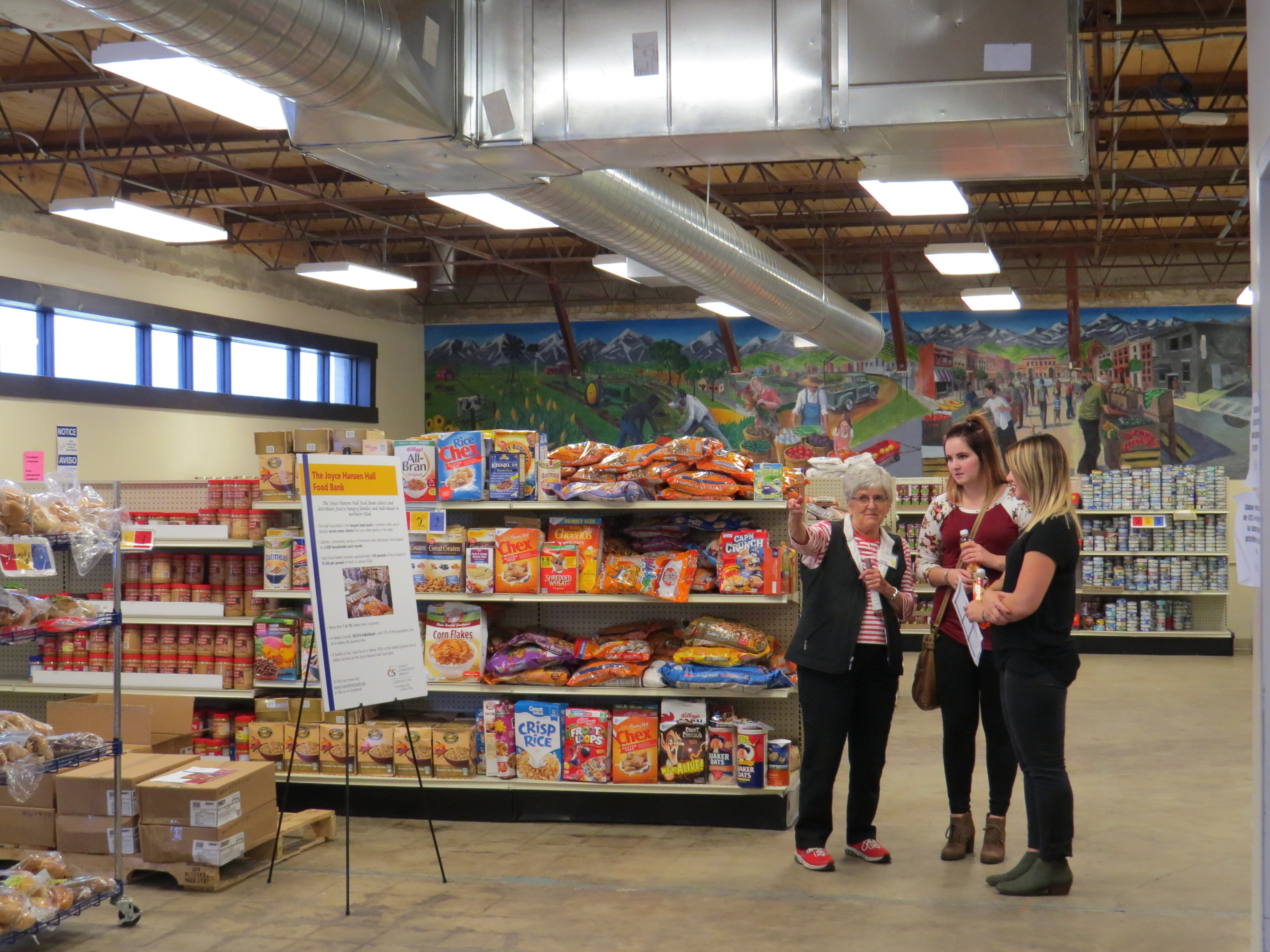 Joyce Hansen Hall Food Bank Helps The Northern Utah Community