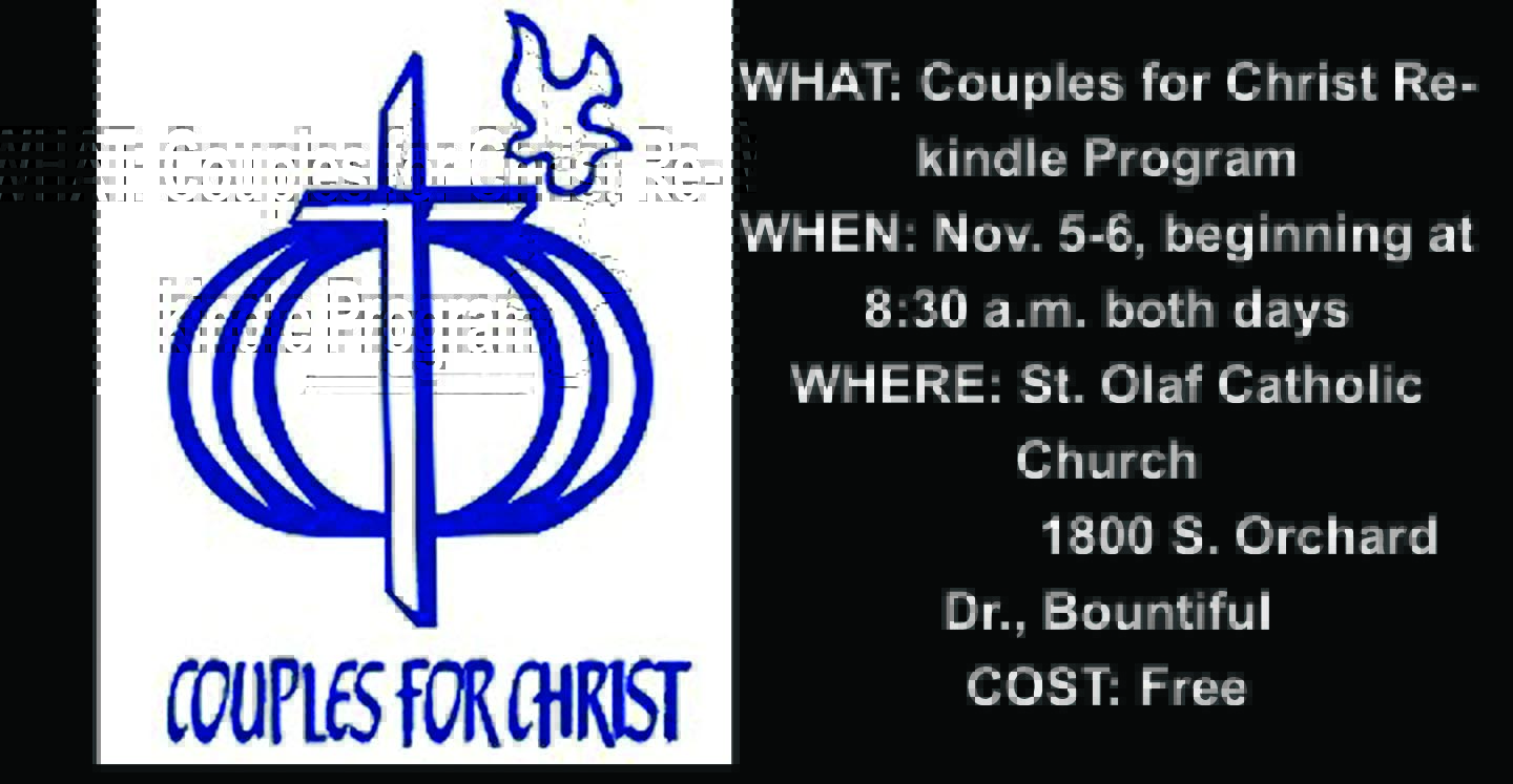 Couples for Christ event planned for November Intermountain Catholic