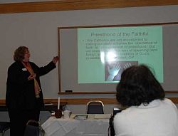 Members learn of religious education in two languages