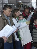 Ninguna tormenta de nieve detiene la oración por los abortados