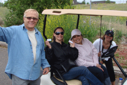 Our Lady of Lourdes plays golf come rain or shine