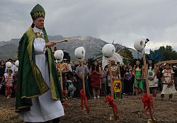 San Francisco de Asís celebra la colocación de la primera piedra